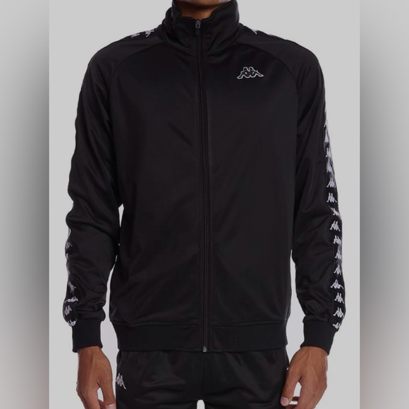 Black Kappa Banda Jacket (size L) - Picture 1 of 7